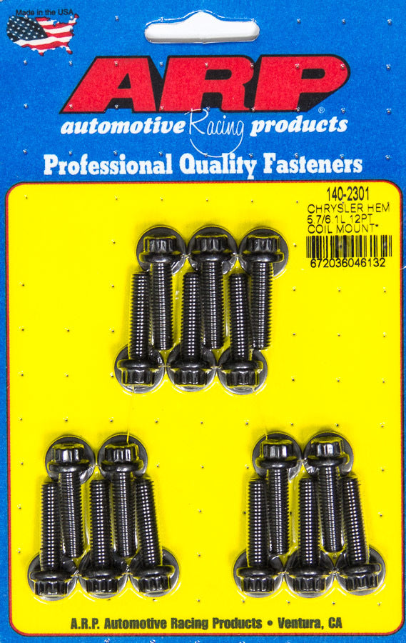 Auto Racing Products Ignition Component Coil Bracket Bolt Kit 12pt Mopar 5.7/6.1L Hemi 140-2301