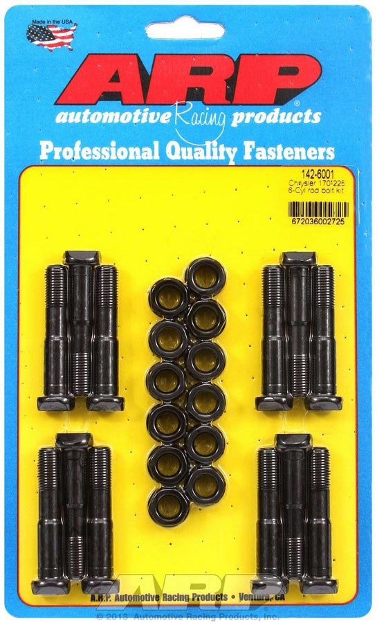 Auto Racing Products Automotive Hardware Mopar Rod Bolt Kit - Fits 170-225 142-6001