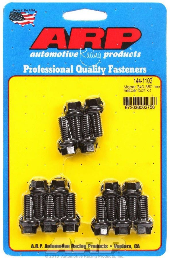 Auto Racing Products Exhaust Header Header Bolt Kit - 6pt. 5/16 x .750 UHL (14) 144-1102