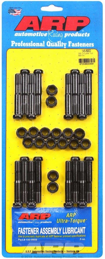 Auto Racing Products Automotive Hardware BBM Rod Bolt Kit - Fits 383-440 Wedge 145-6002
