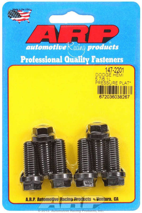 Auto Racing Products Automotive Hardware Pressure Plate Bolt Kit - Mopar 5.7/6.1L Hemi 147-2201
