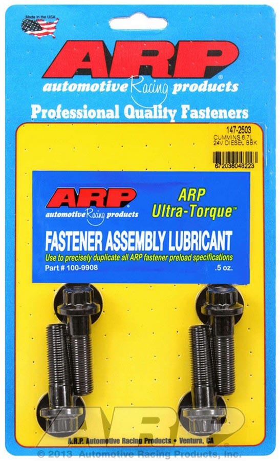 Auto Racing Products Automotive Hardware Balancer Bolt Kit Dodge Cummins 6.7L 24V 147-2503