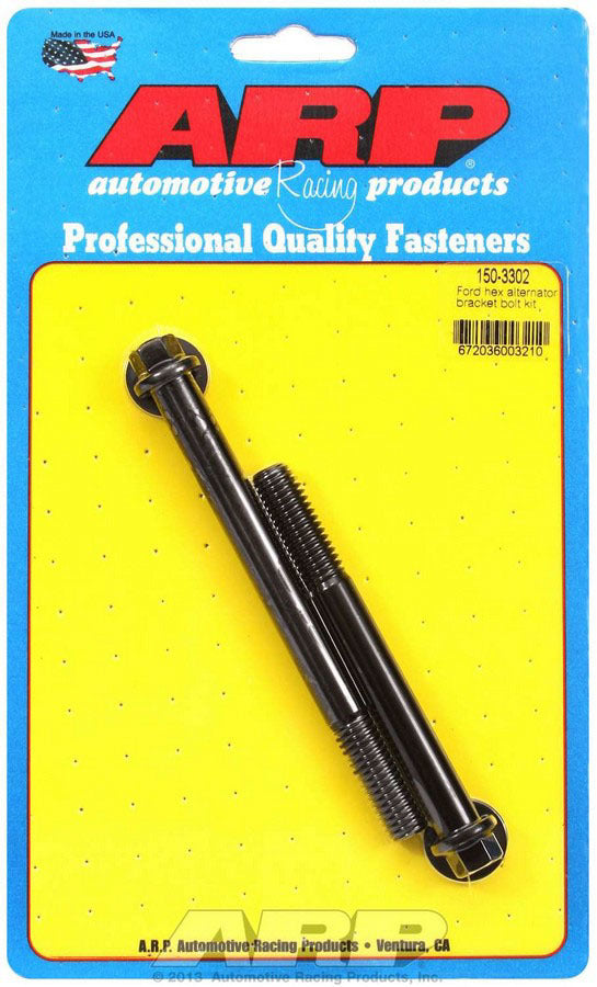 Auto Racing Products Automotive Hardware Ford Alternator Bracket Bolt Kit - 6pt. 150-3302