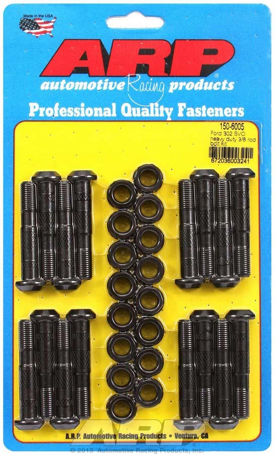 Auto Racing Products Automotive Hardware SBF Rod Bolt Kit - Fits 302 Sportsman SVO 150-6005