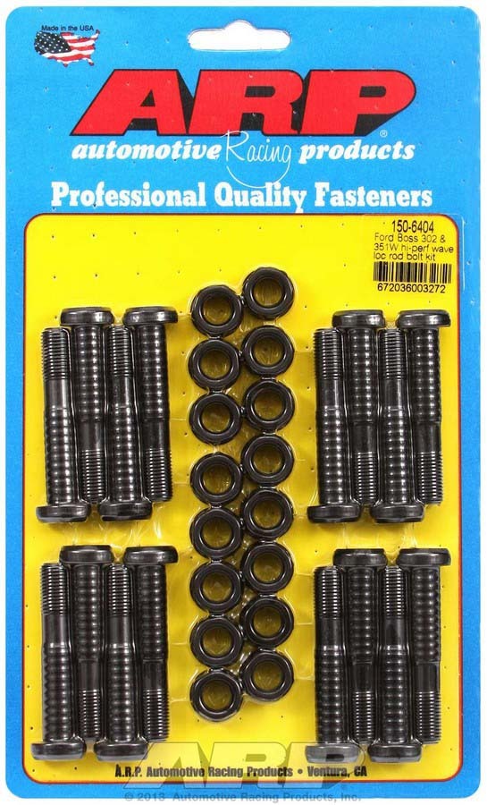 Auto Racing Products Automotive Hardware SBF Rod Bolt Kit - Fits Boss 302/351W 150-6404