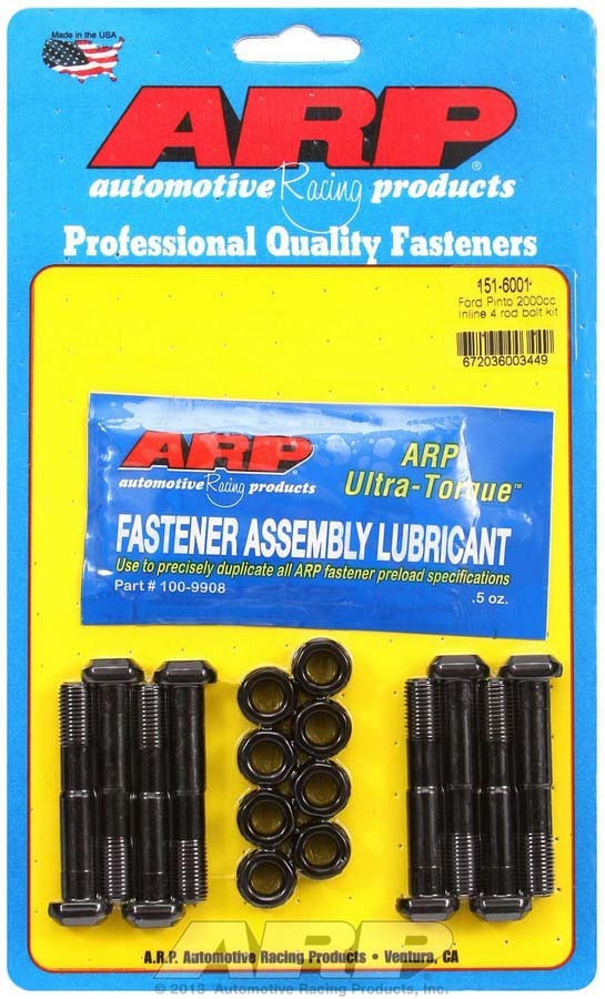 Auto Racing Products Automotive Hardware Ford Rod Bolt Kit - Fits 2000cc Inline 4 151-6001