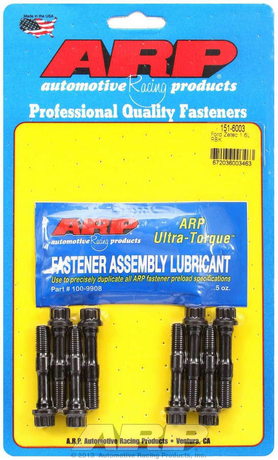 Auto Racing Products Automotive Hardware Ford Rod Bolt Kit - 1.6L Zetec 151-6003