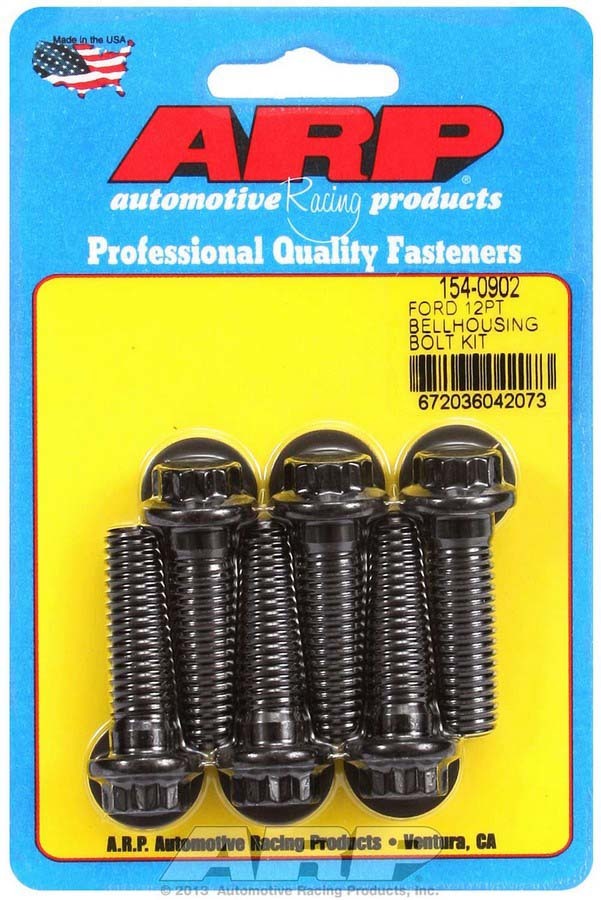 Auto Racing Products Automotive Hardware Bellhousing Bolt Kit - 12pt. Ford 154-0902