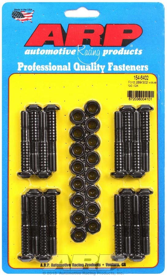 Auto Racing Products Automotive Hardware SBF Rod Bolt Kit - Fits 289-302 154-6402