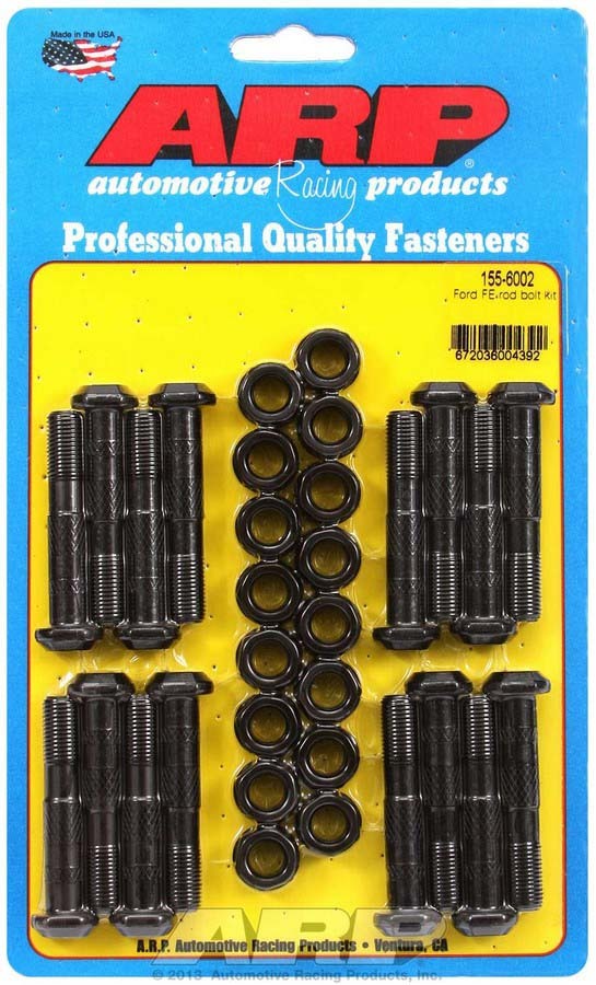 Auto Racing Products Automotive Hardware BBF Rod Bolt Kit - Fits 390-428 155-6002