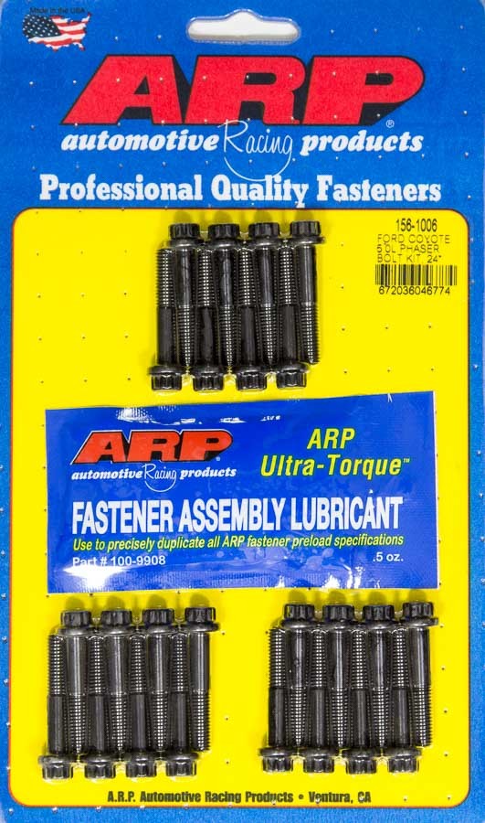 Auto Racing Products Engine Component Cam Phaser Retaining Bolt Kit For 5.0L Coyote 156-1006