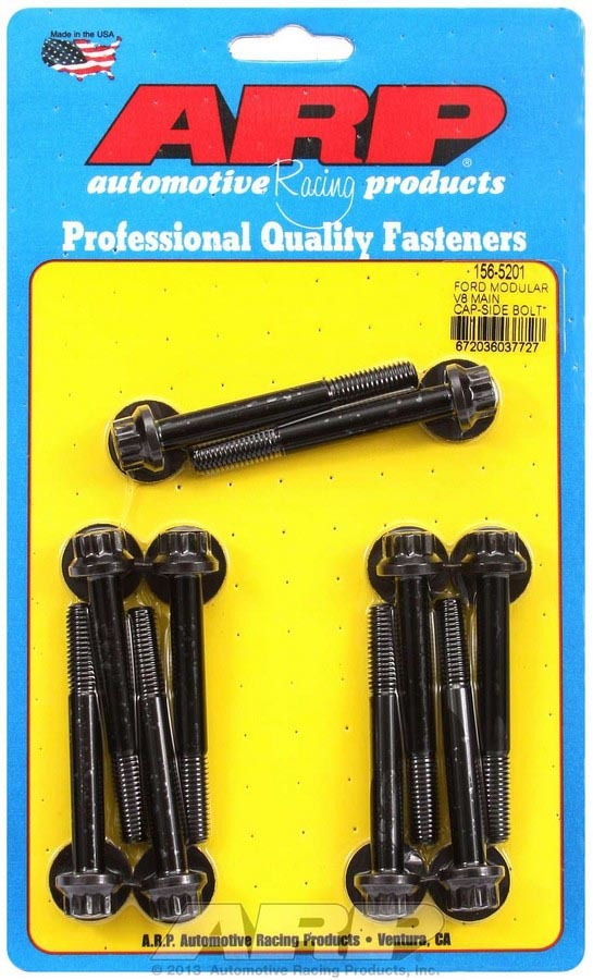Auto Racing Products Automotive Hardware Ford Main Cap Side Bolt Kit - M8 Modular Block 156-5201