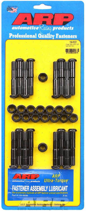 Auto Racing Products Automotive Hardware Olds Rod Bolt Kit - Fits 307/350/403/425 184-6001