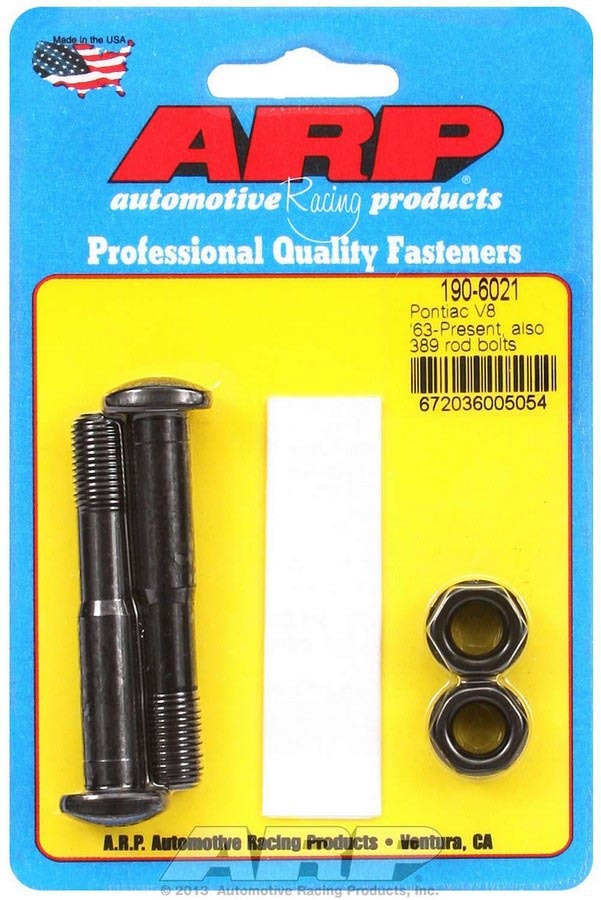 Auto Racing Products Automotive Hardware Pontiac Rod Bolt Kit - Fits 326-455 (2) 190-6021