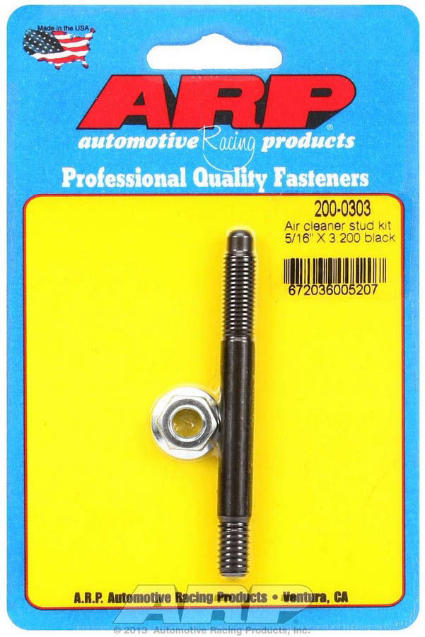 Auto Racing Products Automotive Hardware Air Cleaner Stud Kit 5/16 x 3.200 200-0303