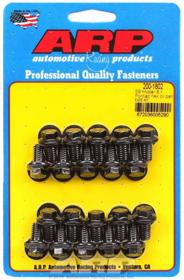 Auto Racing Products Engine Component SBM Oil Pan Bolt Kit 200-1802