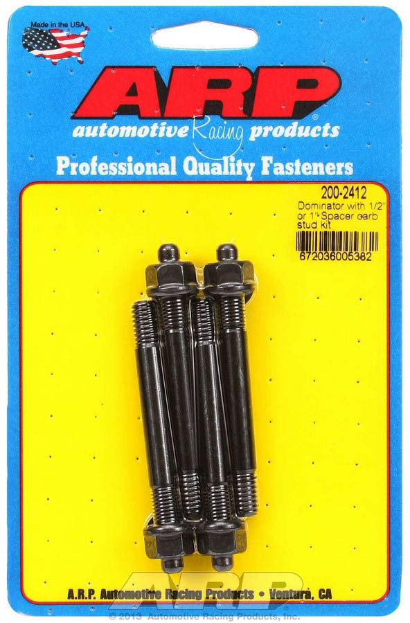 Auto Racing Products Fuel System Component Carburetor Stud Kit 5/16 x 3.200 OAL 200-2412
