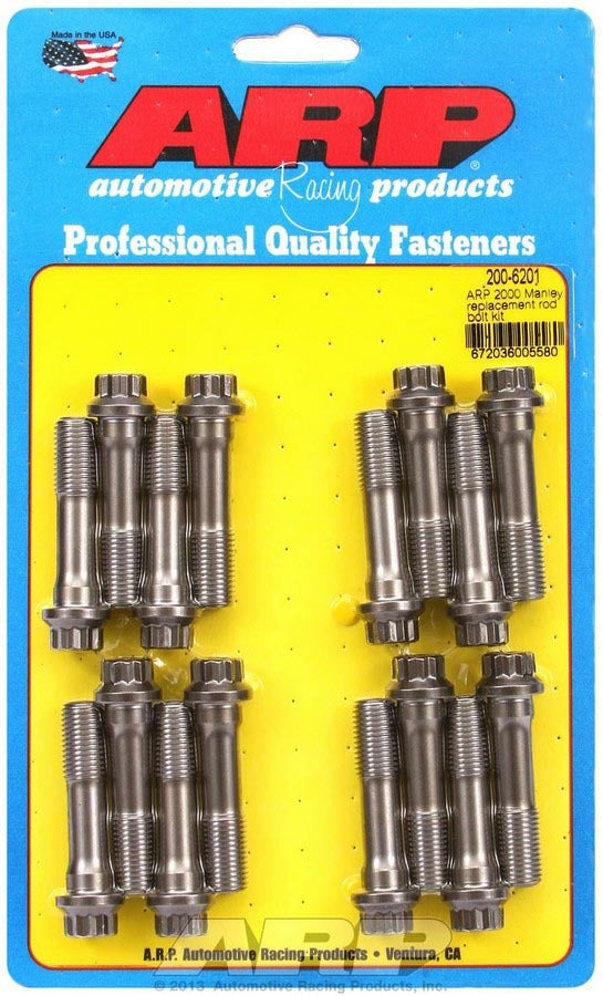 Auto Racing Products Automotive Hardware Replacement Rod Bolt Kit 7/16 (16) 200-6201
