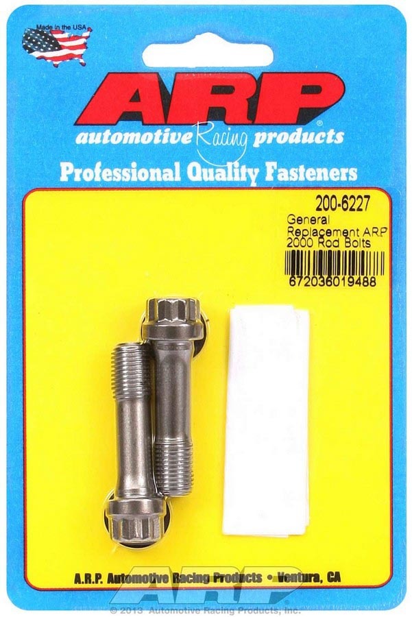 Auto Racing Products Automotive Hardware Replacement Rod Bolt Kit 3/8 (2) 200-6227
