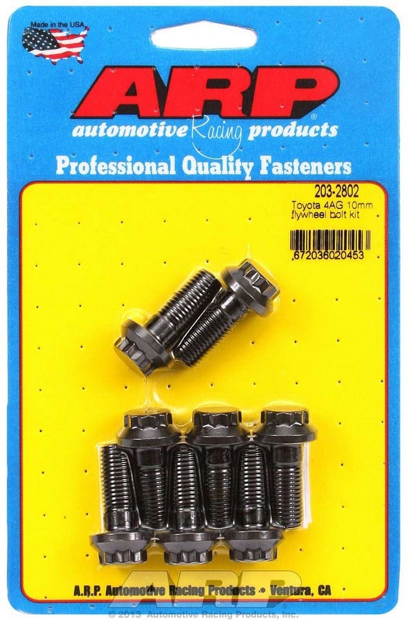 Auto Racing Products Wheel Accessory Toyota Flywheel Bolt Kit 203-2802