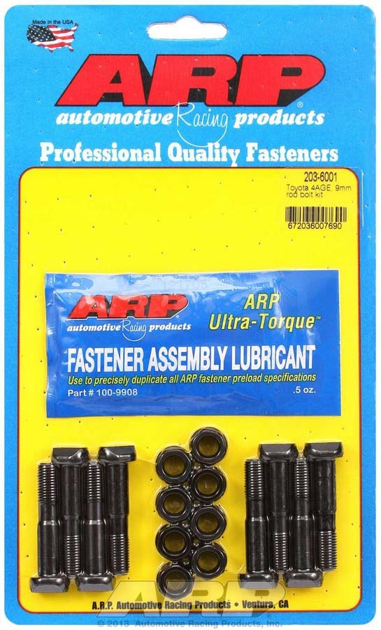 Auto Racing Products Automotive Hardware Toyota Rod Bolt Kit - Fits 4AGE 203-6001