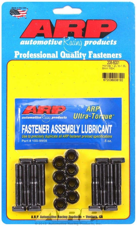 Auto Racing Products Automotive Hardware Honda Rod Bolt Kit - Fits 1.2L to 1.6L 208-6001