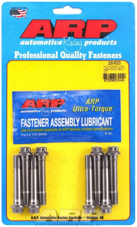 Auto Racing Products Automotive Hardware Rod Bolt Kit - Honda / Acura K20A 208-6003
