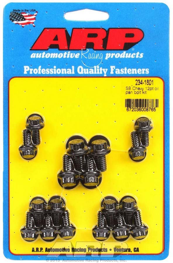 Auto Racing Products Engine Component SBC Oil Pan Bolt Kit 234-1801