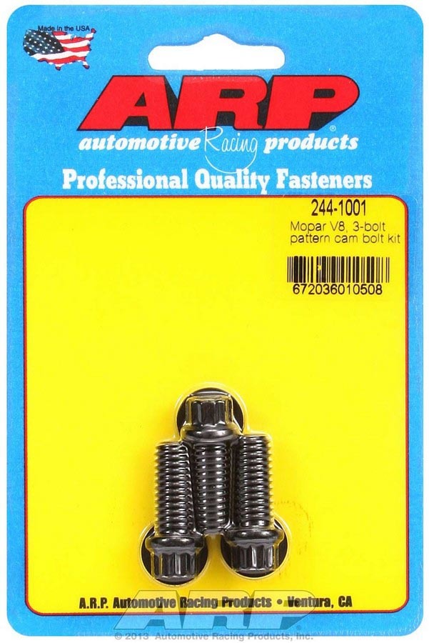 Auto Racing Products Engine Component Mopar Cam Bolt Kit - V8 3-Bolt 244-1001
