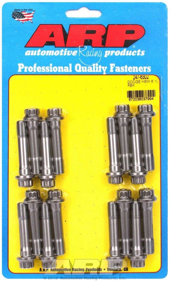 Auto Racing Products Automotive Hardware Mopar Rod Bolt Kit - Hemi 247-6302