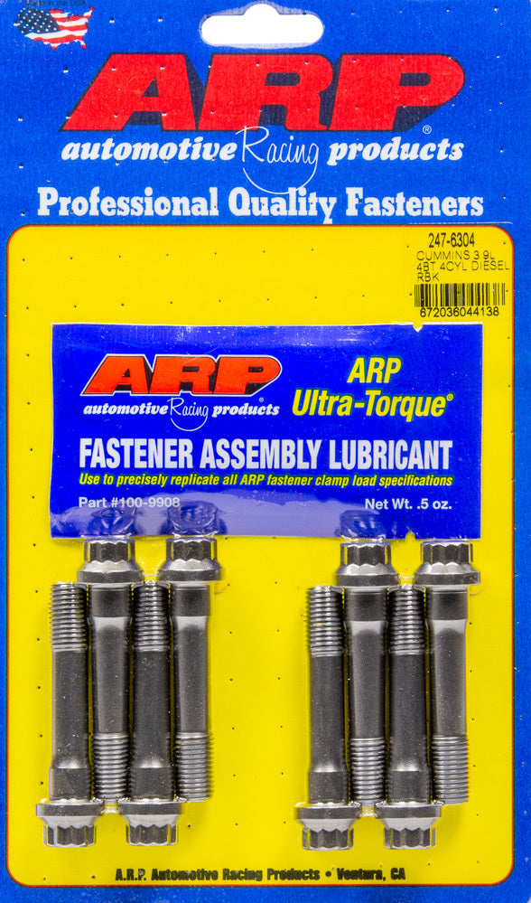 Auto Racing Products Automotive Hardware Rod Bolt Kit Dodge Cummins 3.9L 4BT 4-Cyl 247-6304
