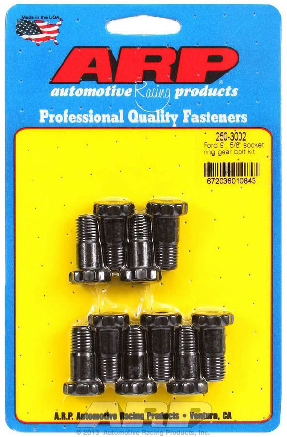 Auto Racing Products Drivetrain Component Ford 9in Ring Gear Bolt Kit .940 UHL 250-3002