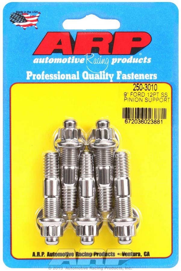 Auto Racing Products Automotive Hardware Ford 9in S/S Pinion Support Stud Kit 12pt. 250-3010