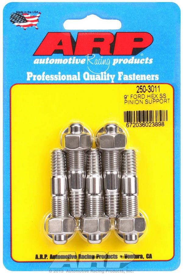 Auto Racing Products Automotive Hardware Ford 9in S/S Pinion Support Stud Kit 6pt. 250-3011