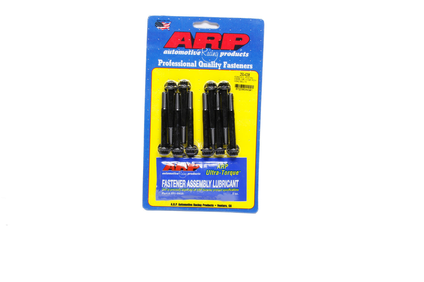 Auto Racing Products Automotive Hardware M8 Head Bolt Kit Ford 6.0L Powerstroke Diesel 250-4206