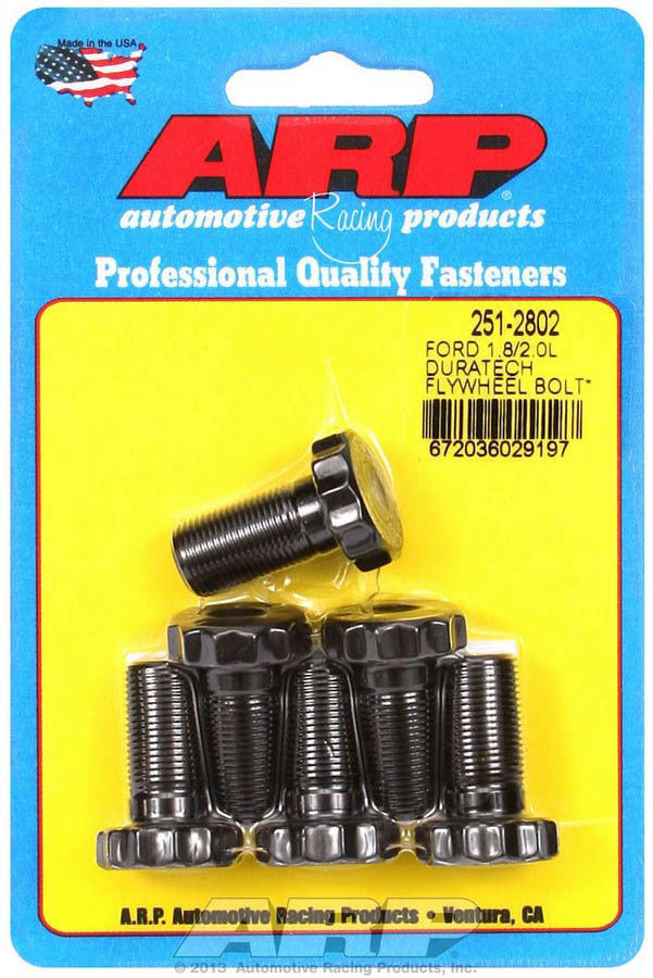Auto Racing Products Wheel Accessory Flywheel Bolt Kit - Ford 1.8/2.0L Duratech 251-2802