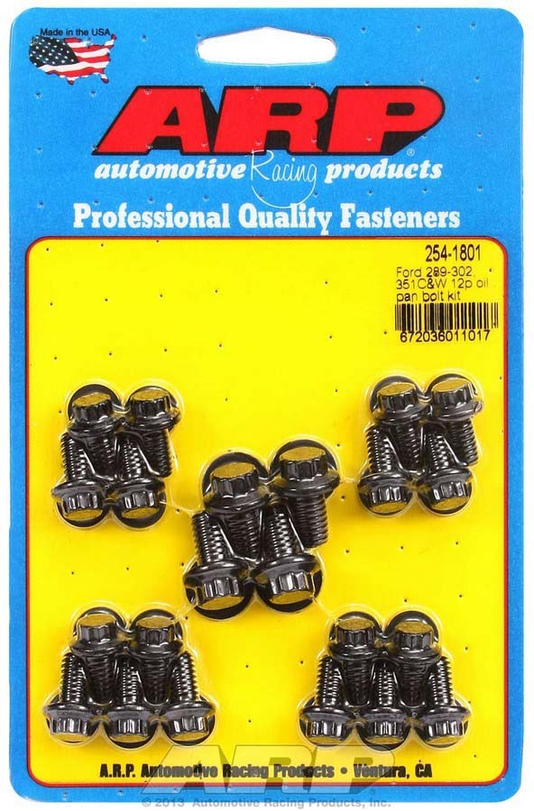 Auto Racing Products Engine Component SBF Oil Pan Bolt Kit 254-1801