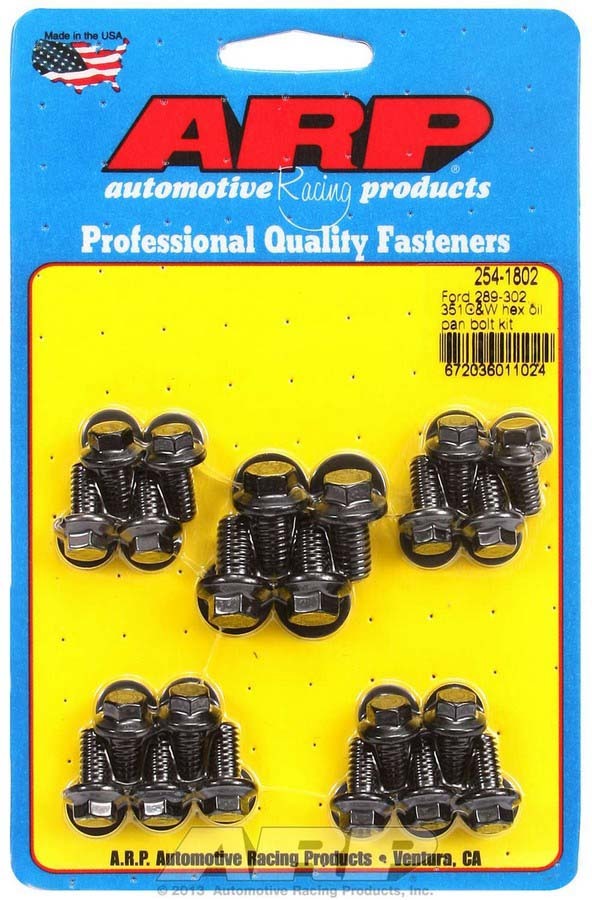 Auto Racing Products Engine Component SBF Oil Pan Bolt Kit 254-1802