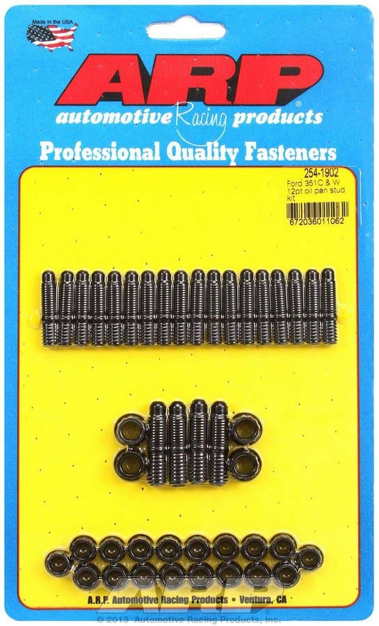 Auto Racing Products Engine Component SBF Oil Pan Stud Kit 12pt 302/351W Late Model 254-1902
