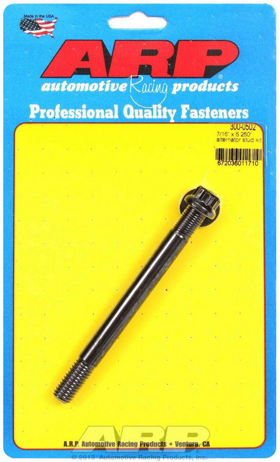 Auto Racing Products Automotive Hardware Alternator Stud Kit 7/16 x 5.250 300-0502