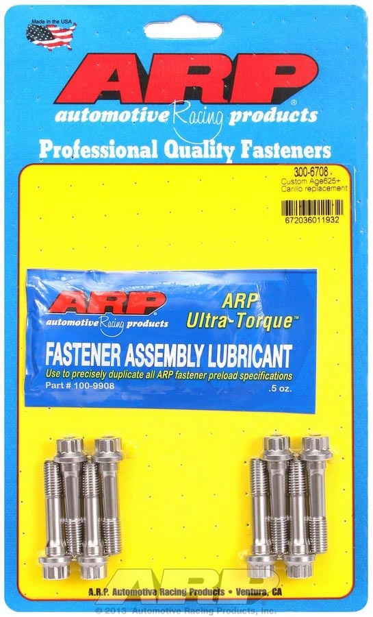Auto Racing Products Automotive Hardware Replacement Rod Bolt Kit (8) 300-6708