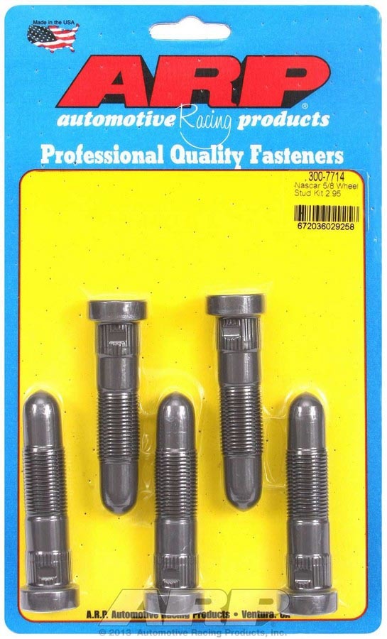 Auto Racing Products Wheel Accessory 5/8-18 NASCAR Wheel Stud Kit 5pk 300-7714