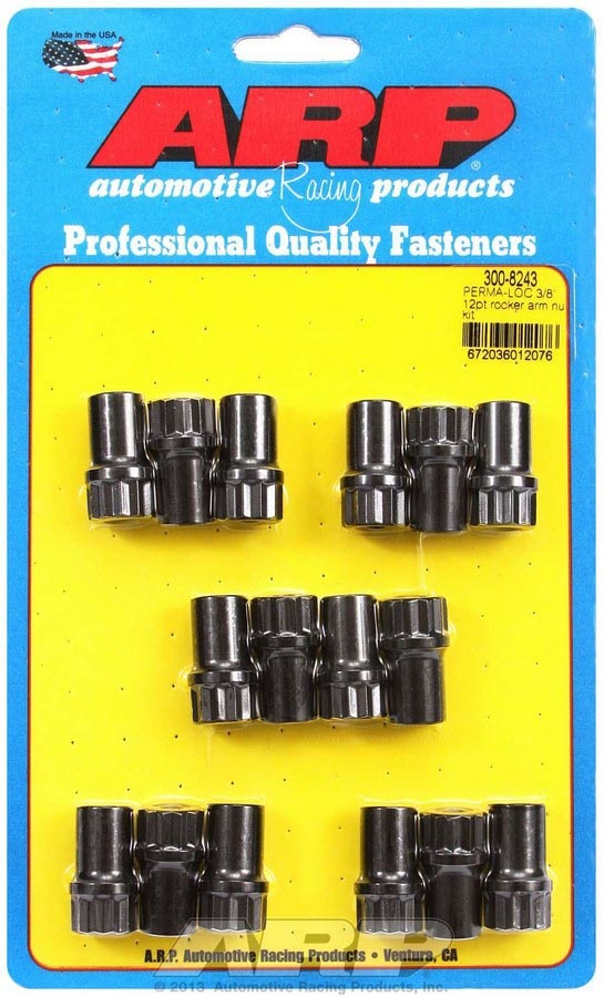 Auto Racing Products Automotive Hardware Rocker Arm Nut Kit - 3/8 (16) 300-8243