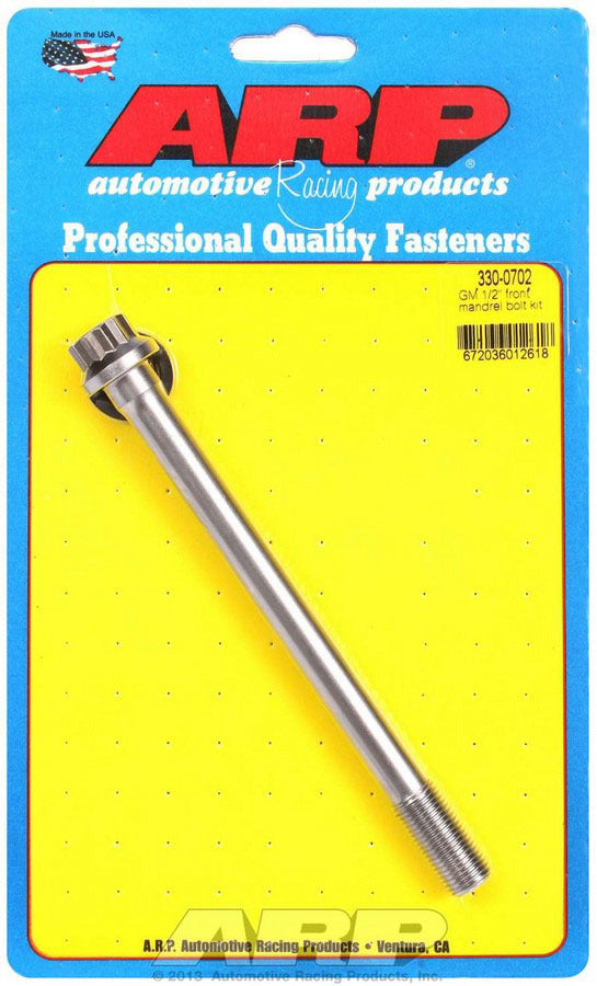 Auto Racing Products Automotive Hardware GM Mandrel Bolt Kit - 1/2in 330-0702