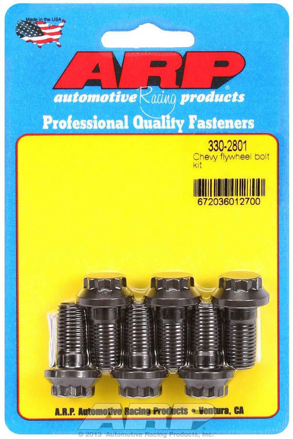 Auto Racing Products Wheel Accessory Chevy Flywheel Bolt Kit 330-2801