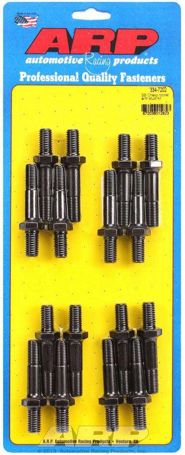 Auto Racing Products Rocker Arm Fastener Kits SBC Rocker Arm Stud Kit 334-7202