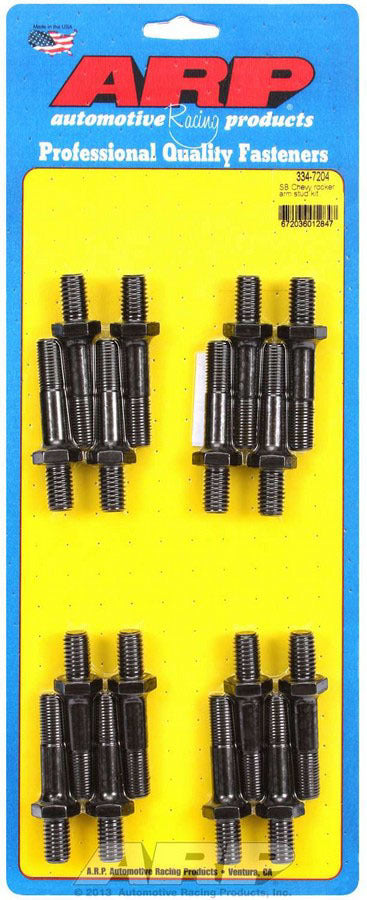 Auto Racing Products Rocker Arm Fastener Kits SBC Rocker Arm Stud Kit 334-7204