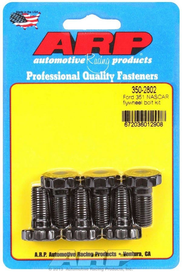 Auto Racing Products Wheel Accessory Ford 351 Flywheel Bolt Kit 350-2802