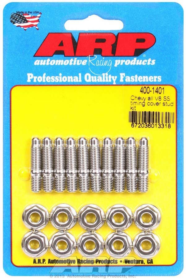 Auto Racing Products Engine Component S/S Timing Cover Stud Kit 400-1401