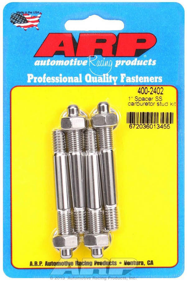 Auto Racing Products Fuel System Component S/S Carburetor Stud Kit 5/16in x 2.700in OAL 400-2402
